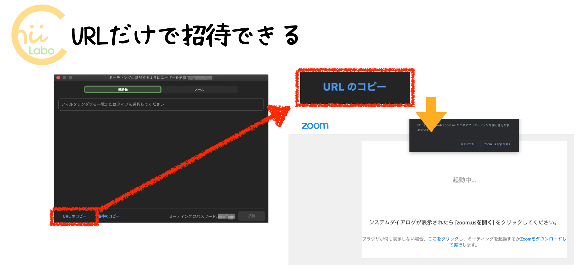 理由その2:URLリンクだけで参加できる