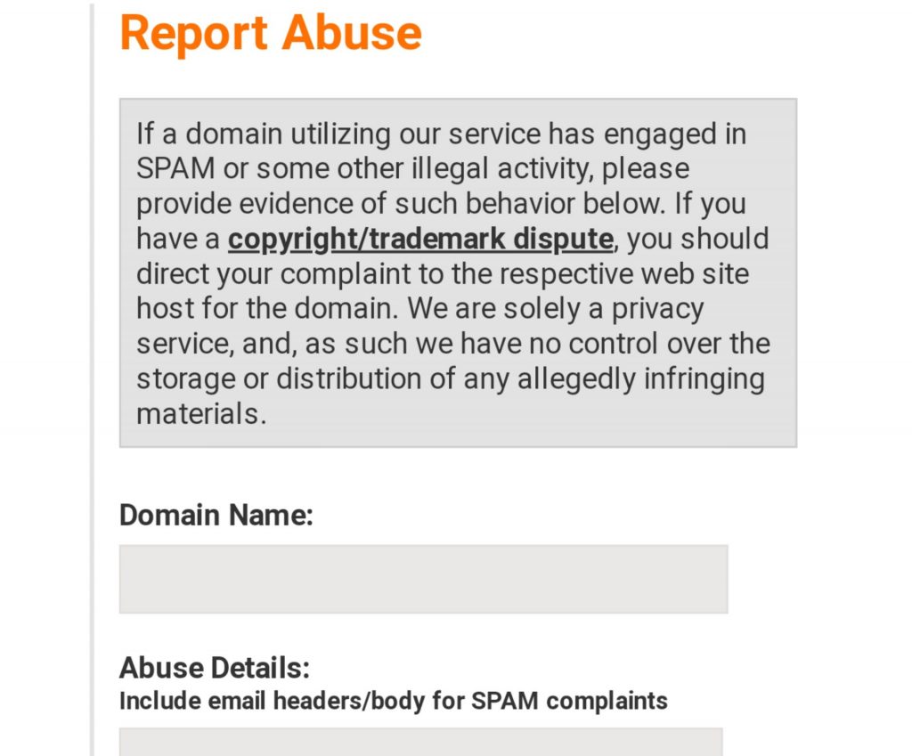 ドメイン取得者情報は？