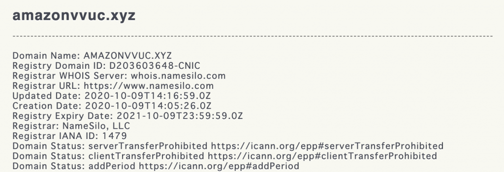 【おまけ】ドメイン情報を調べてみた