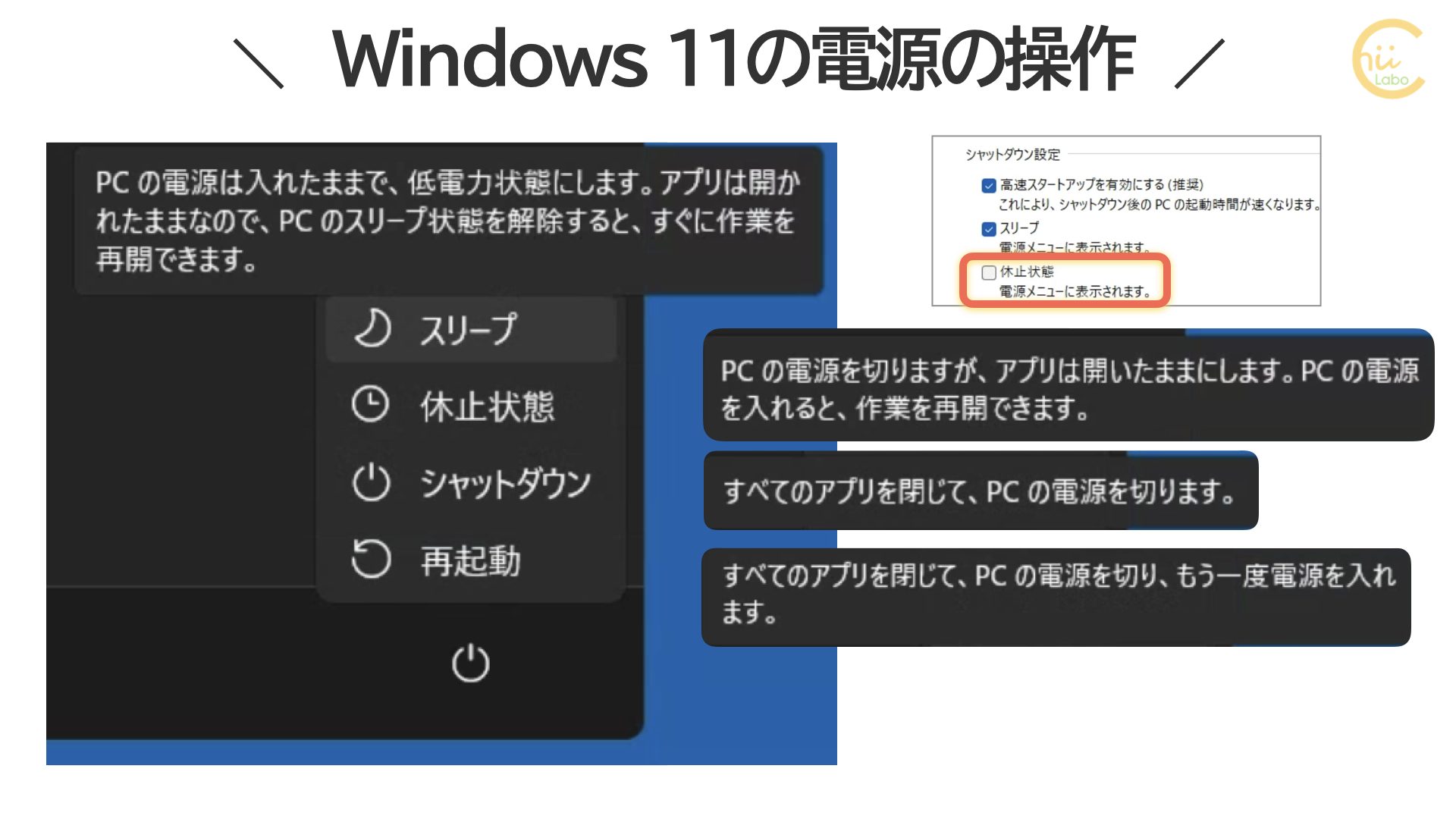 [Windows] スリープ解除のスピードがパソコンによって違うのは？【powercfg /A】 &ndash; スマホ教室ちいラボ