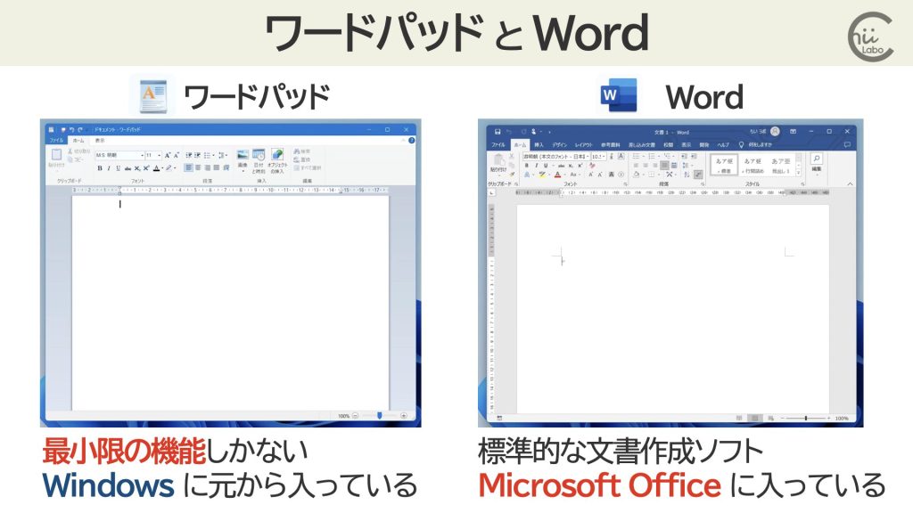 [Windows] Wordがないので「ワードパッド」で文書を印刷してみる