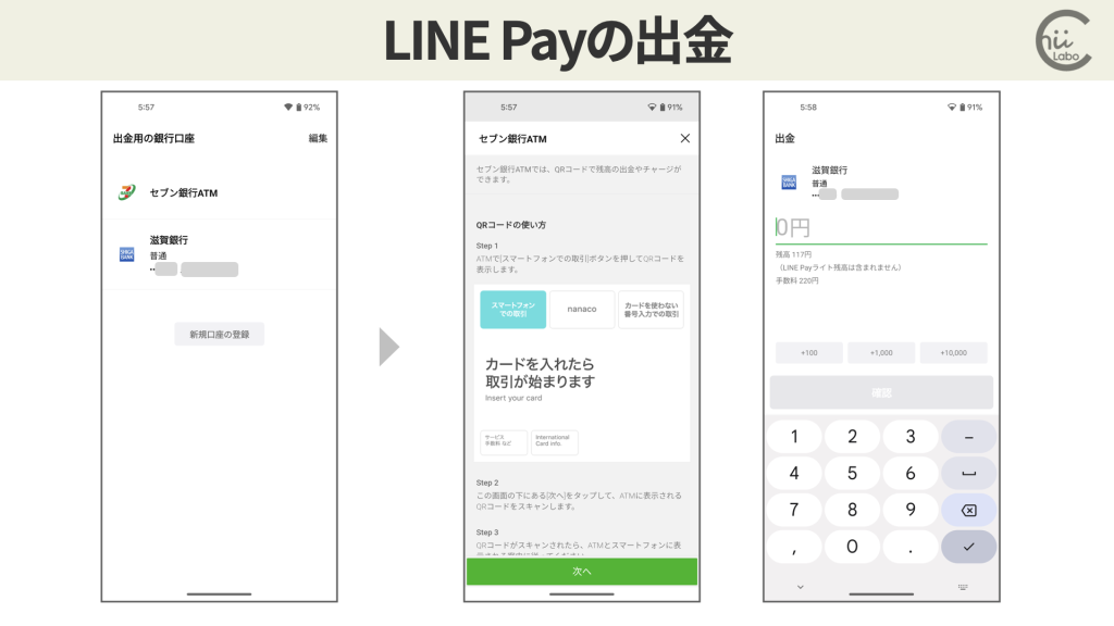LINE Payの出金